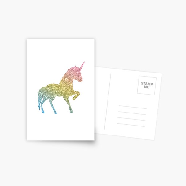Glitter rainbow unicorn  Sticker for Sale by BoomBlab