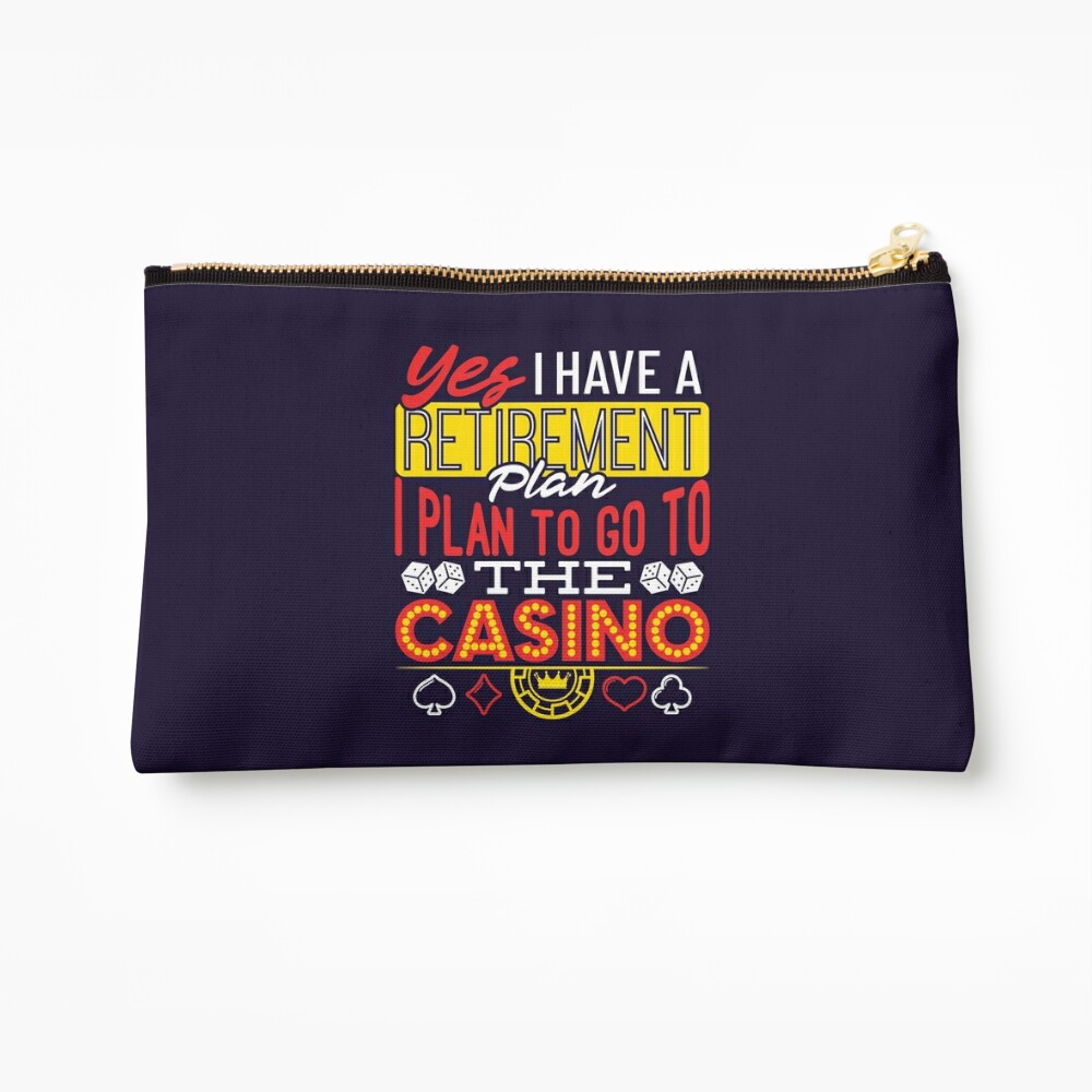 Poker Design Novelty Bag Medium Zipper