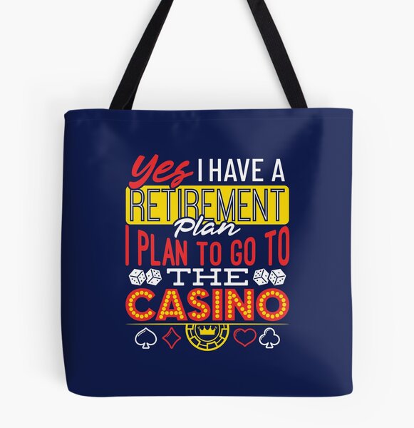 Canvas Tote Bags It's only a Gambling Problem if I'm Losing Casino Reusable  Shopping Funny Gift Bags