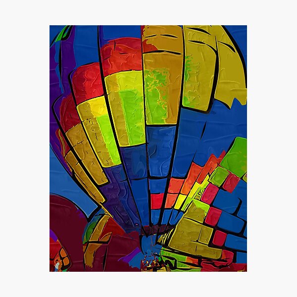 The Blue Balloon Photographic Print
