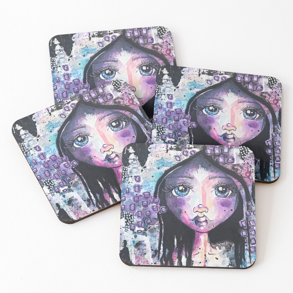 Item preview, Coasters (Set of 4) designed and sold by RuffledAndPunk.