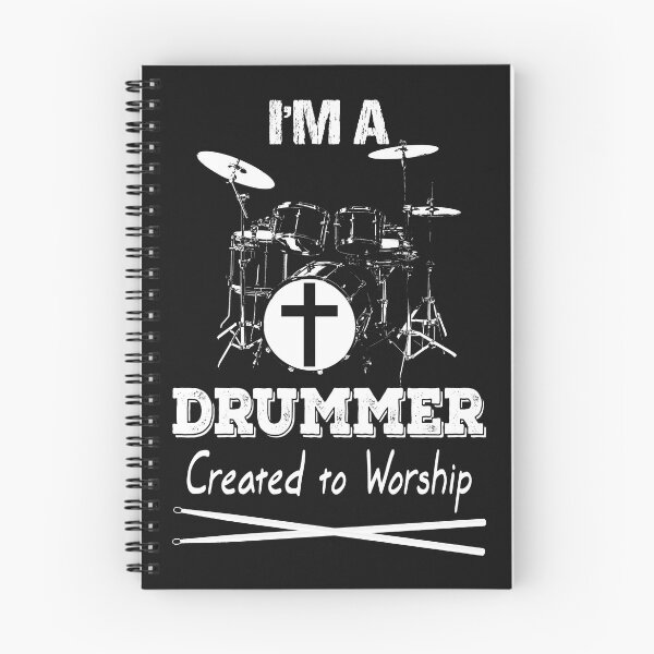 Item preview, I'm a Drummer Created to Worship designed and sold by DonnaPeaches.