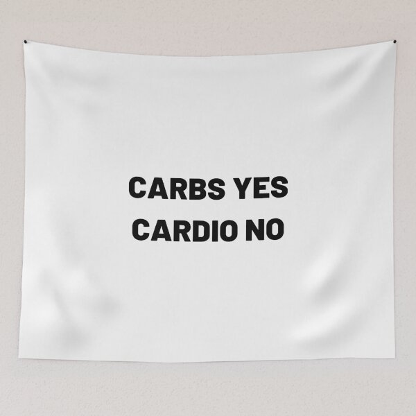 Item preview, Carbs No Cardio Yes (simple) designed and sold by freedom4life.