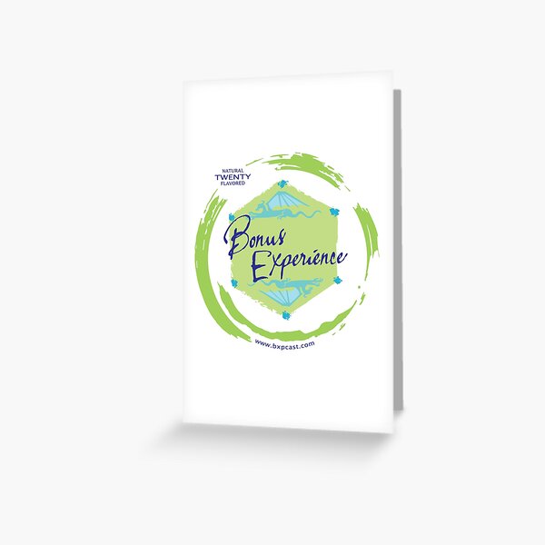 Sparkling Water BXP Logo - Lime Greeting Card