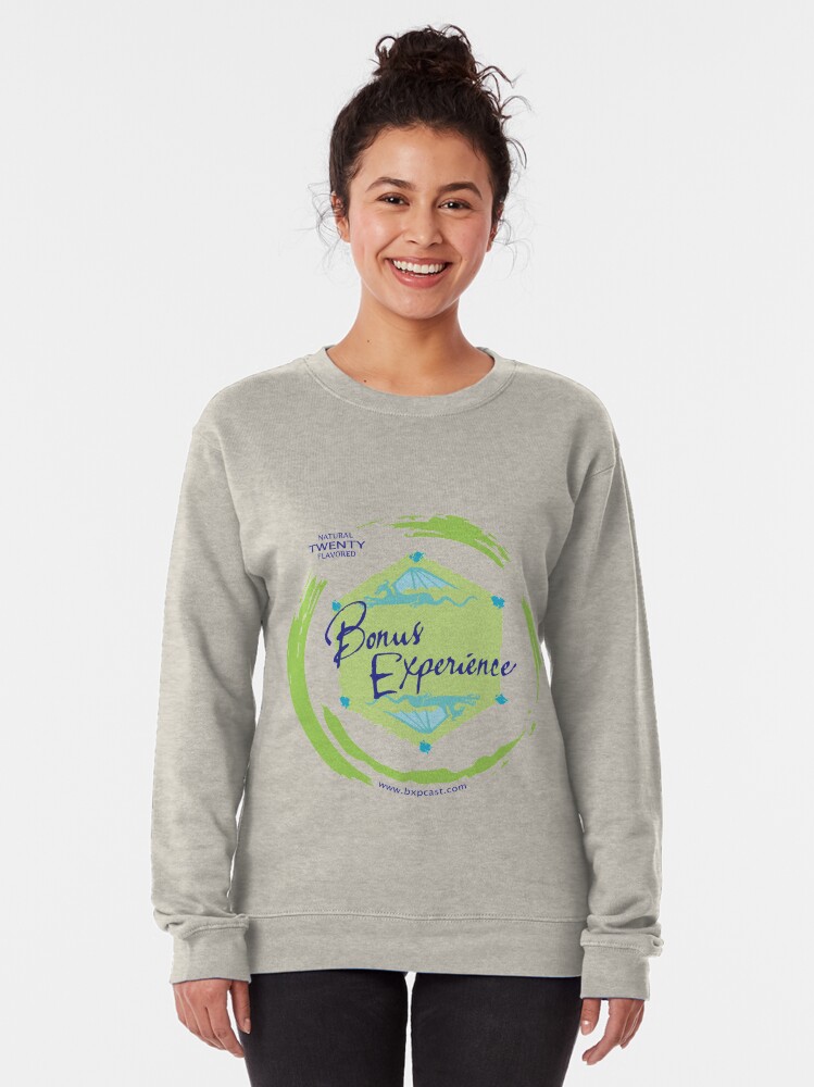 Alternate view of Sparkling Water BXP Logo - Lime Pullover Sweatshirt