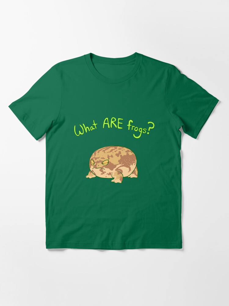 "What ARE Frogs? (Desert Rain edition)" Tshirt by BigOrangeStar