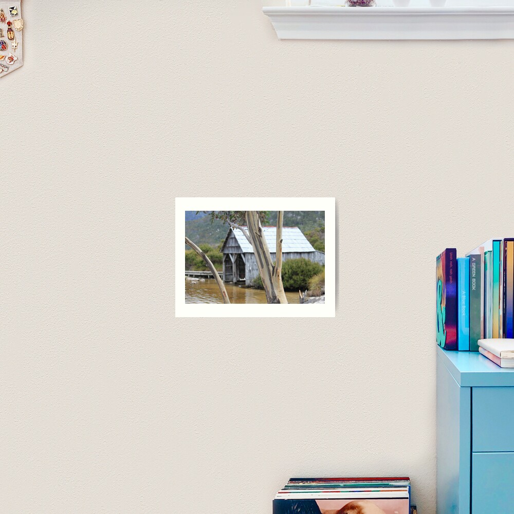 Wooden Boat Shed Art Print