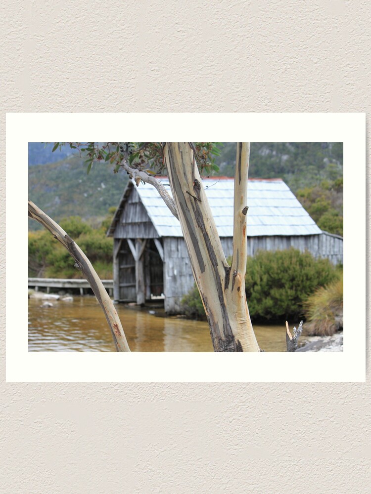 Alternate view of Wooden Boat Shed Art Print