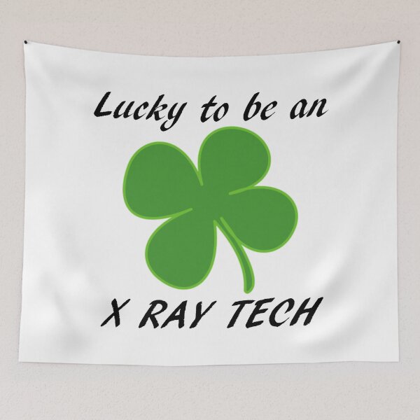 Item preview, St Patty's Day Lucky to be an X-Ray Tech Black Font designed and sold by HumerusHumor.