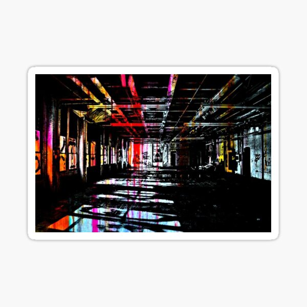 abandoned Sticker