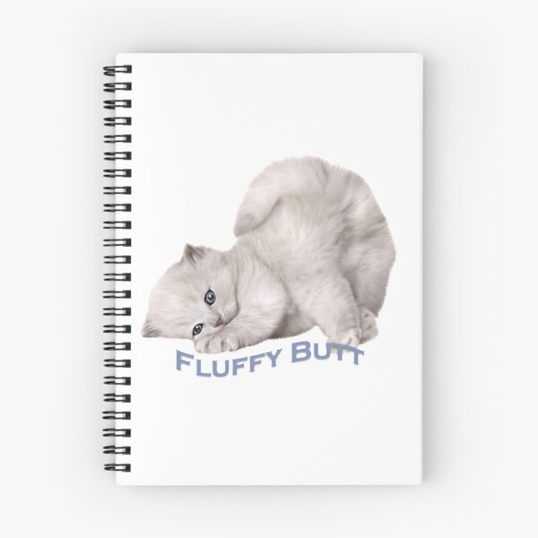 Item preview, White Persian Kitten - Fluffy Butt designed and sold by Pam069.
