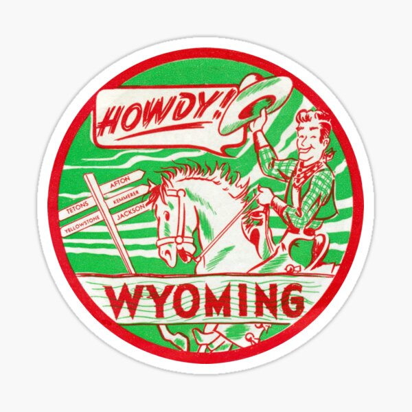 Item preview, 1948 Wyoming Howdy!  designed and sold by historicimage.