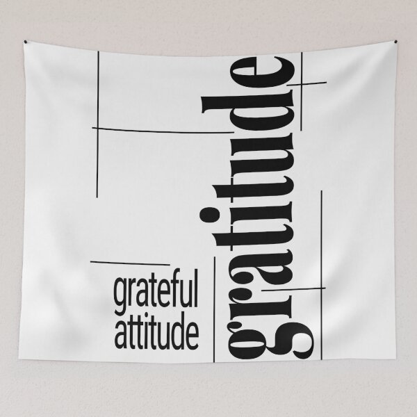 Item preview, gratitude: grateful attitude designed and sold by wordznart.