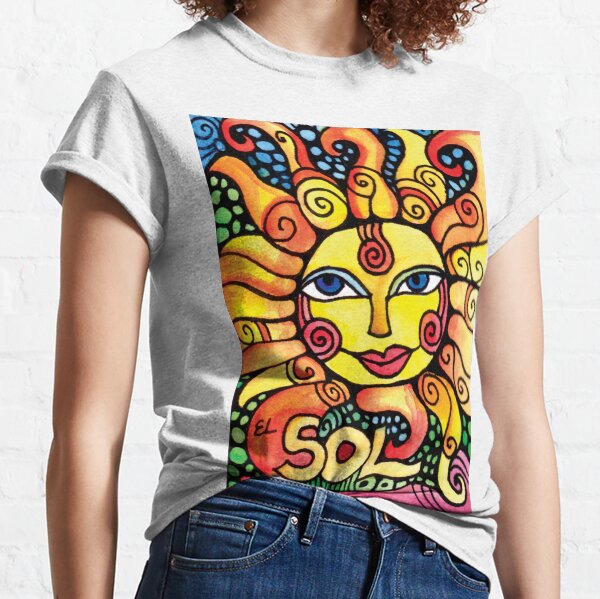 El Sol - The Sun Loteria Design Classic T-Shirt