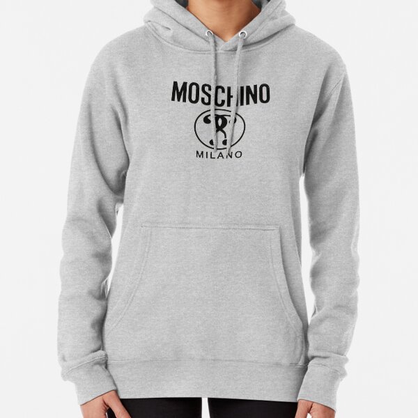 moschino logo hoodie