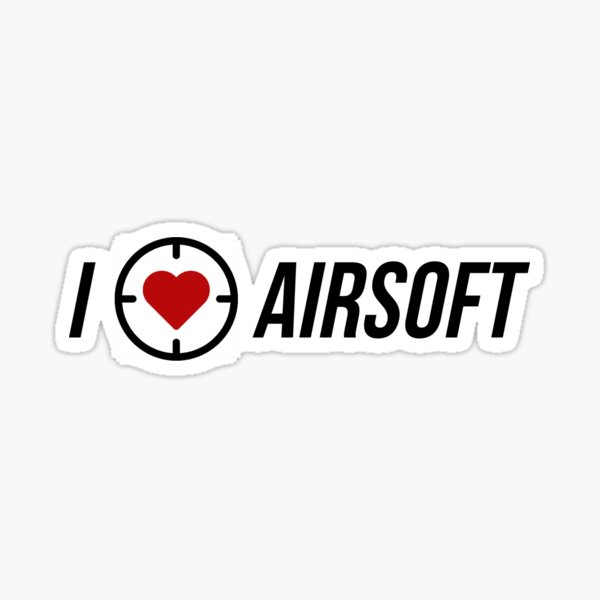 Vista previa del artículo con la obra «Me encanta airsoft», diseñado y vendido por Kooky28.