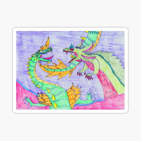 Item preview, Phaya Naga vs Gyagon designed and sold by CrescentSun.