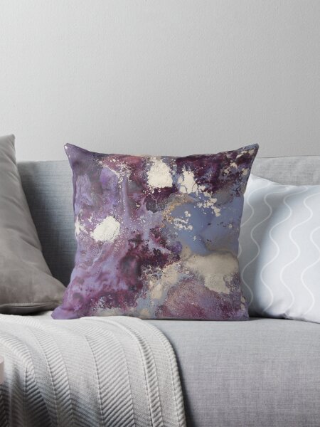 Item preview, Abstract fluid art Eggplant designed and sold by arteshelly.