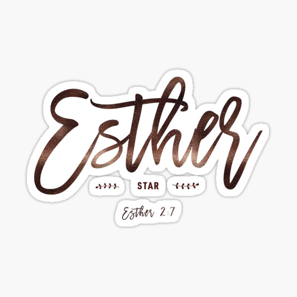 Item preview, Christian Name Collection | Esther designed and sold by Blessed Be Your Name.