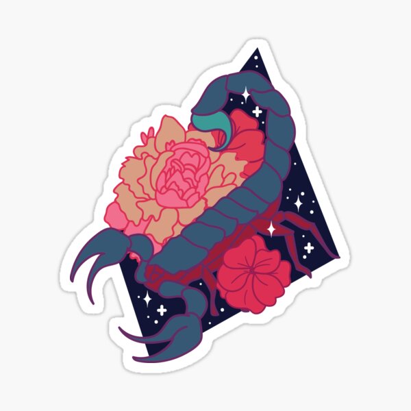 Scorpio Scorpion - BRIGHT Sticker
