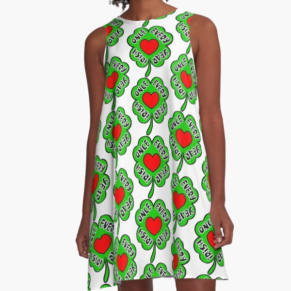 Irish Once Every Year A-Line Dress