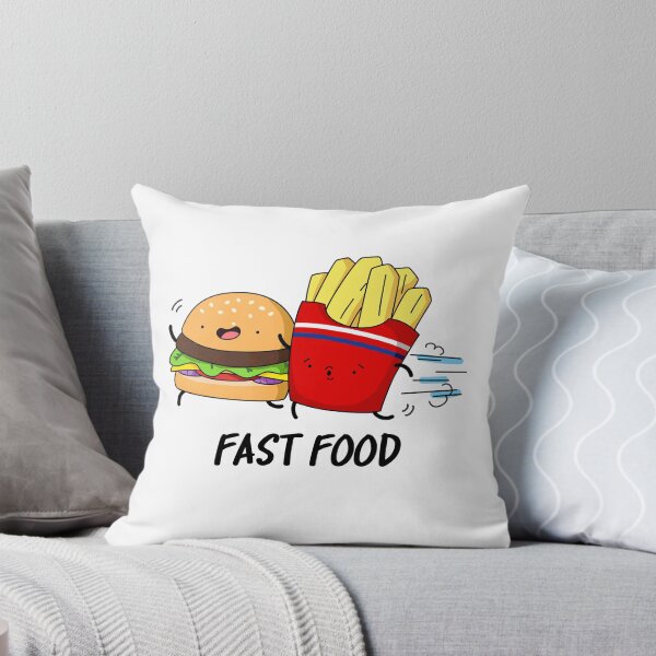 Aperçu de l'œuvre Fast Food Funny Burger Fries Puns créée et vendue par punnybone.