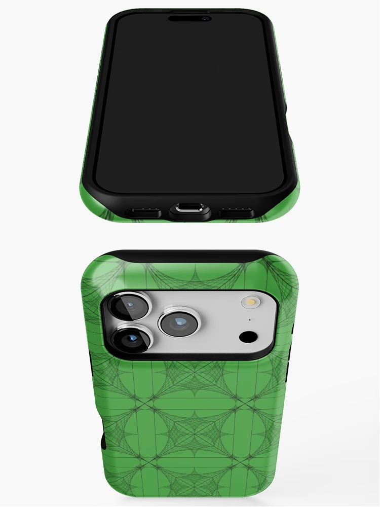 Thumbnail 3 of 4, iPhone Case, Geometry Pattern designed and sold by BigAl3D.
