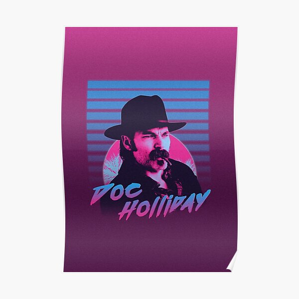Retro Doc Holliday Poster
