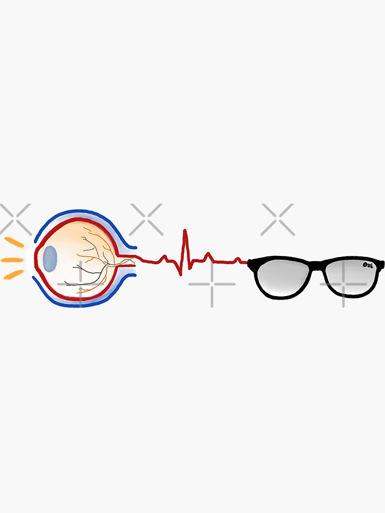 "Eye Love Optometry (FULL COLOR, DIE CUT)" Sticker for Sale by