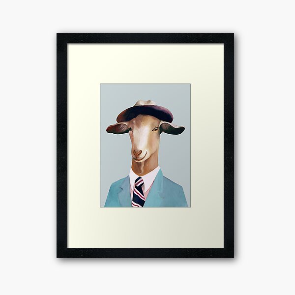 Goat Framed Art Print