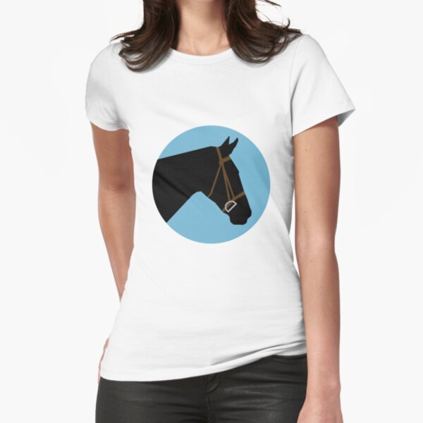 Item preview, Cheval minimaliste → Noir / Bleu designed and sold by Darcy White.