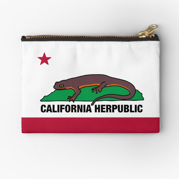 California Herpublic Zipper Pouch