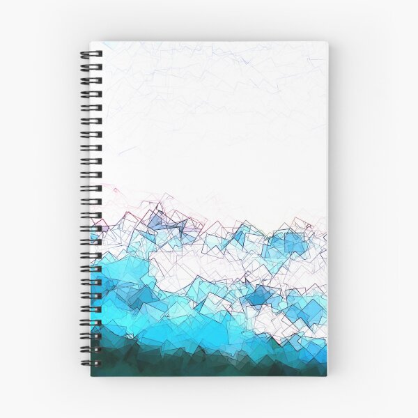 Item preview, square fantasy blue beach designed and sold by Filigranas Digitales.