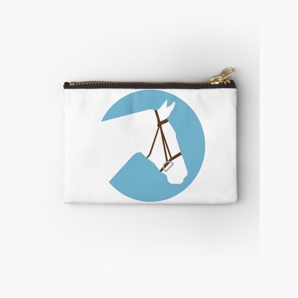 Item preview, Minimalist Horse → White/Blue  designed and sold by Darcy White.