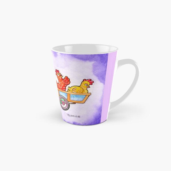 The Fox and Hens Tall Mug