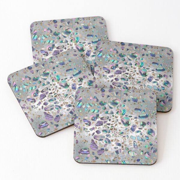Item preview, Terrazzo - Mosaic Abalone Pearl and Gold #3 designed and sold by Nartissima.