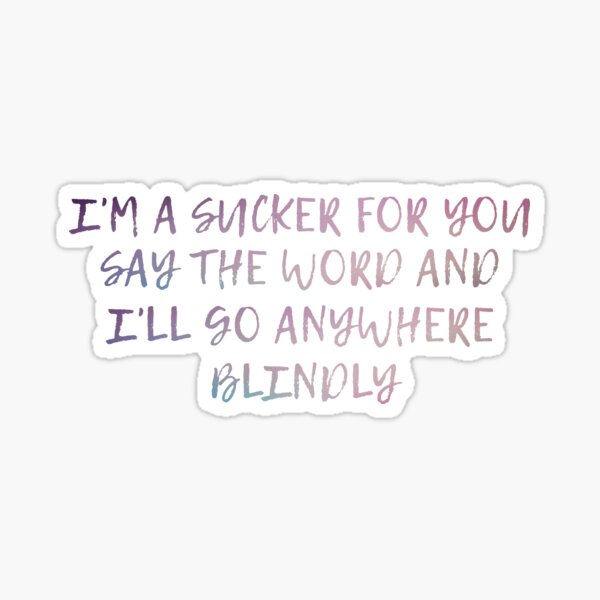 Jonas Brothers Lyrics Stickers Redbubble