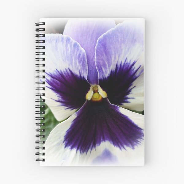 Item preview, deep purple on white pansy designed and sold by feiermar.