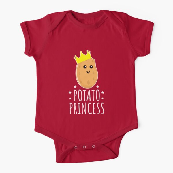 Potato Princess - Cute Potato Gift Short Sleeve Baby One-Piece