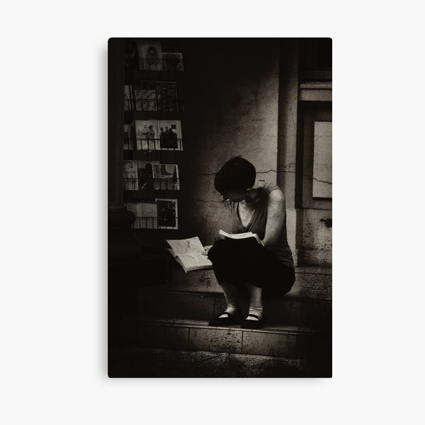 The Reader Canvas Print