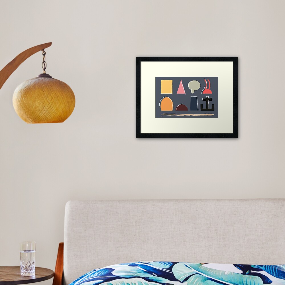 Item preview, Framed Art Print designed and sold by -Aye.