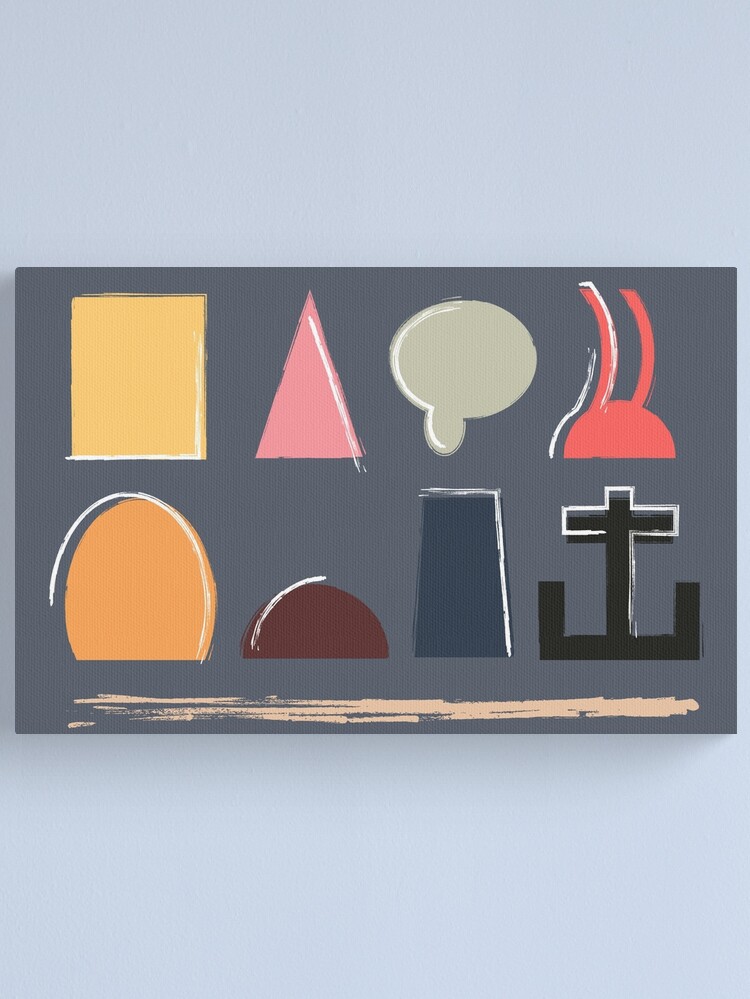 Thumbnail 2 of 3, Canvas Print, Minimalist Spongebob designed and sold by -Aye.