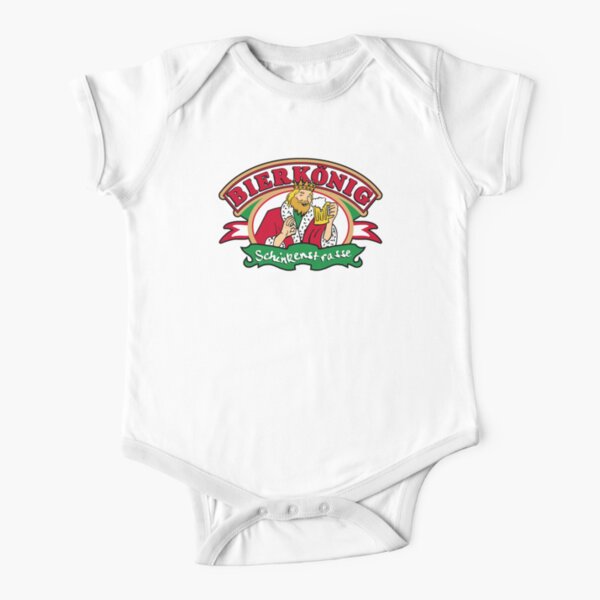 bierkönig Short Sleeve Baby One-Piece
