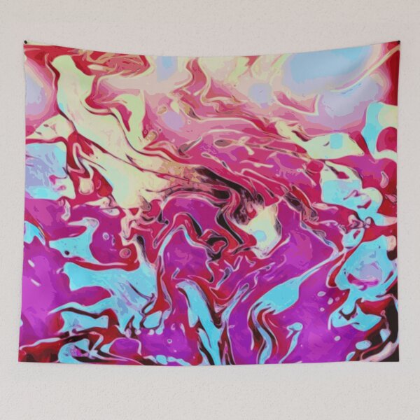 Item preview, Party - pink purple red blue abstact swirls designed and sold by JaycraveDesigns.