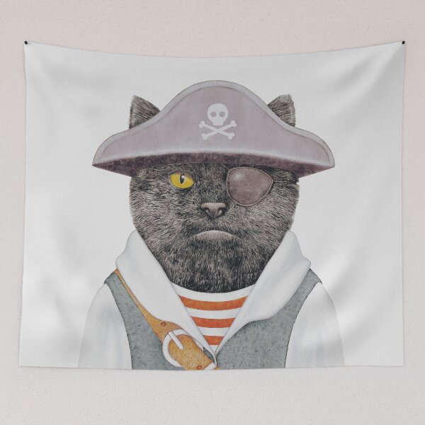 Item preview, Pirate Cat designed and sold by AnimalCrew.