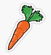 cartoon carrot stickers redbubble