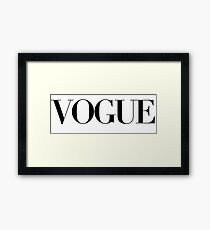 Vogue Framed Prints | Redbubble