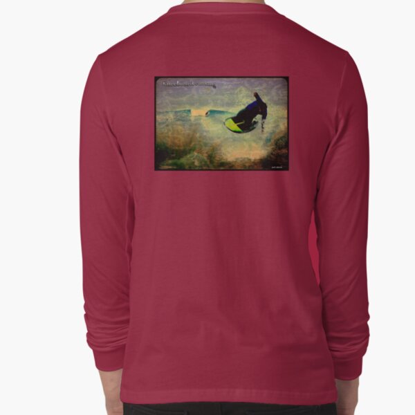 Kneeboard Surfing Long Sleeve T-Shirt