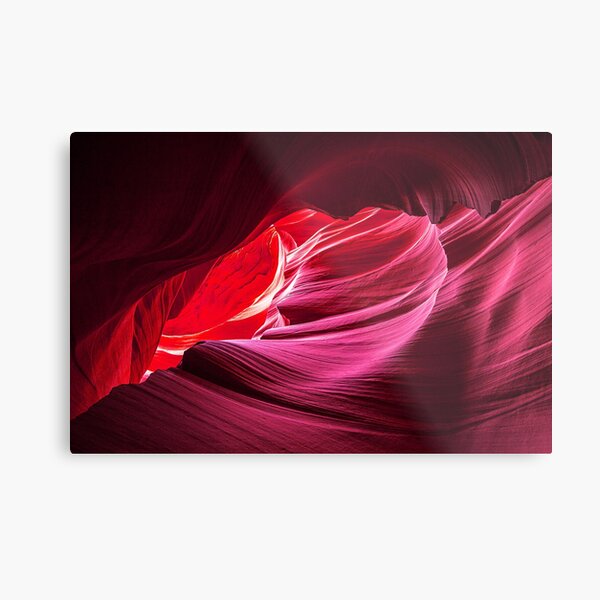 Purple Wave Metal Print