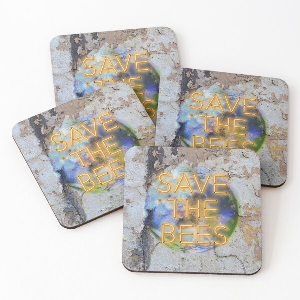 Item preview, Save the Bees - Neon designed and sold by Art-Frankenberg.